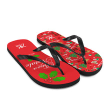 Load image into Gallery viewer, Unisex Flip-Flops 'Buon Natale'