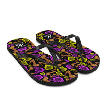 Load image into Gallery viewer, Flip-Flops 'Purple Gold'