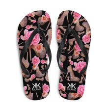 Load image into Gallery viewer, Flip-Flops 'Rose pink flower'