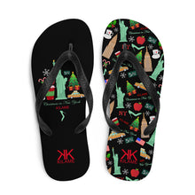 Load image into Gallery viewer, Flip-Flops 'Christmas in New York'