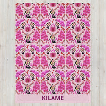 Load image into Gallery viewer, Throw Blanket 'Orchidee'