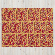 Load image into Gallery viewer, Throw Blanket 'Down the rabbit hole'