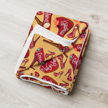 Load image into Gallery viewer, Throw Blanket 'Down the rabbit hole'