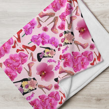 Load image into Gallery viewer, Throw Blanket 'Orchidee'