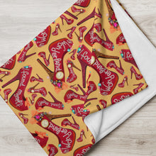 Load image into Gallery viewer, Throw Blanket 'Down the rabbit hole'