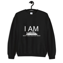 Load image into Gallery viewer, Unisex Sweatshirt 'I AM NEW YORK FASHION WEEK'