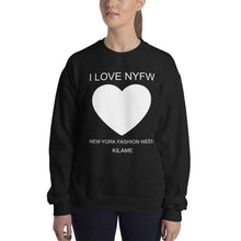 Load image into Gallery viewer, Unisex Sweatshirt 'I love NYFW'