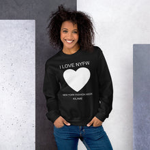 Load image into Gallery viewer, Unisex Sweatshirt 'I love NYFW'