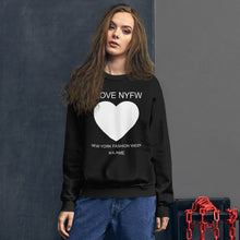 Load image into Gallery viewer, Unisex Sweatshirt 'I love NYFW'