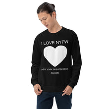 Load image into Gallery viewer, Unisex Sweatshirt 'I love NYFW'