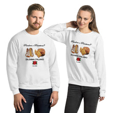 Load image into Gallery viewer, Unisex Sweatshirt 'Pandoro o Panettone'