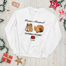 Load image into Gallery viewer, Unisex Sweatshirt 'Pandoro o Panettone'