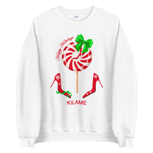 Load image into Gallery viewer, Sweatshirt Peppermint 'Happy Holidays'
