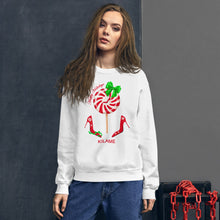 Load image into Gallery viewer, Sweatshirt Peppermint 'Happy Holidays'