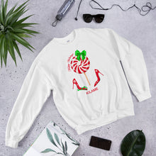 Load image into Gallery viewer, Sweatshirt Peppermint 'Happy Holidays'