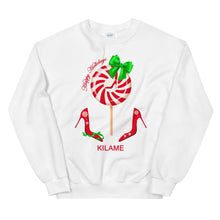Load image into Gallery viewer, Sweatshirt Peppermint 'Happy Holidays'