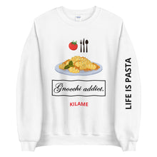 Load image into Gallery viewer, Unisex Sweatshirt 'Gnocchi addict'