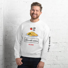 Load image into Gallery viewer, Unisex Sweatshirt 'Gnocchi addict'