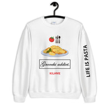 Load image into Gallery viewer, Unisex Sweatshirt 'Gnocchi addict'