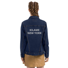 Load image into Gallery viewer, Unisex denim jacket 'Kilame New York'