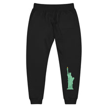 Load image into Gallery viewer, Unisex fleece sweatpants 'Statua Liberty'