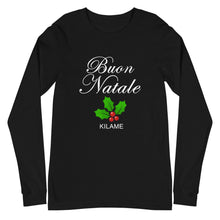 Load image into Gallery viewer, Unisex Long Sleeve Tee 'Buon Natale'