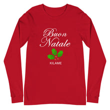 Load image into Gallery viewer, Unisex Long Sleeve Tee 'Buon Natale'
