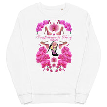 Load image into Gallery viewer, Organic sweatshirt 'Confidence is sexy'