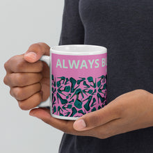 Load image into Gallery viewer, White glossy mug 'Always busy'