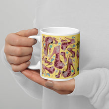 Load image into Gallery viewer, White glossy mug 'Tea Party'