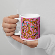 Load image into Gallery viewer, White glossy mug 'Eat me drink me'