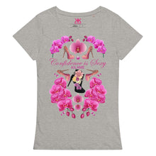 Load image into Gallery viewer, Women’s basic organic t-shirt 'Passion flower'