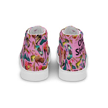 Load image into Gallery viewer, Women’s high top canvas shoes 'OMG. Shoes!'