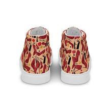Load image into Gallery viewer, Women’s high top canvas shoes 'Empire State of dreams'