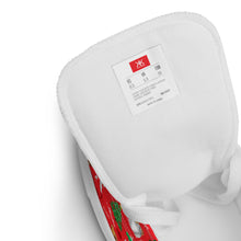 Load image into Gallery viewer, Women’s high top canvas shoes 'Buon Natale'