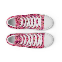 Load image into Gallery viewer, Women’s high top canvas shoes 'Pink Diamond'