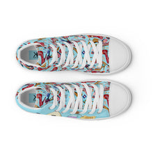 Load image into Gallery viewer, Women’s high top canvas shoes 'Wonderland'