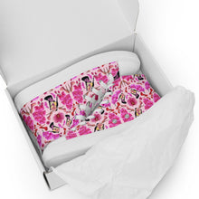 Load image into Gallery viewer, Women’s high top canvas shoes 'Secret garden'