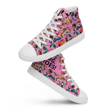 Load image into Gallery viewer, Women’s high top canvas shoes 'OMG. Shoes!'