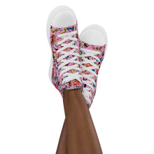 Load image into Gallery viewer, Women’s high top canvas shoes 'OMG. Shoes!'