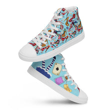 Load image into Gallery viewer, Women’s high top canvas shoes 'Wonderland'