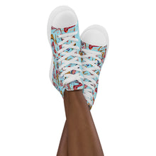 Load image into Gallery viewer, Women’s high top canvas shoes 'Wonderland'