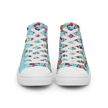 Load image into Gallery viewer, Women’s high top canvas shoes 'Wonderland'
