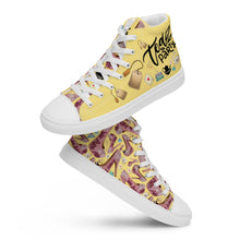 Load image into Gallery viewer, Women’s high top canvas shoes 'Tea Party'