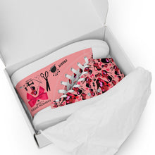 Load image into Gallery viewer, Women’s high top canvas shoes 'Love Fashion'