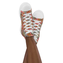 Load image into Gallery viewer, Women’s high top canvas shoes 'Rock Couture'