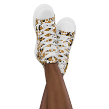 Load image into Gallery viewer, Women’s high top canvas shoes 'Boss Up'