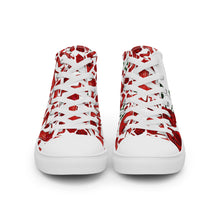 Load image into Gallery viewer, Women’s high top canvas shoes 'Love yourself'