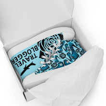 Load image into Gallery viewer, Women’s high top canvas shoes 'Travel blogger'