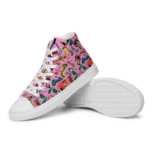 Load image into Gallery viewer, Women’s high top canvas shoes 'OMG. Shoes!'